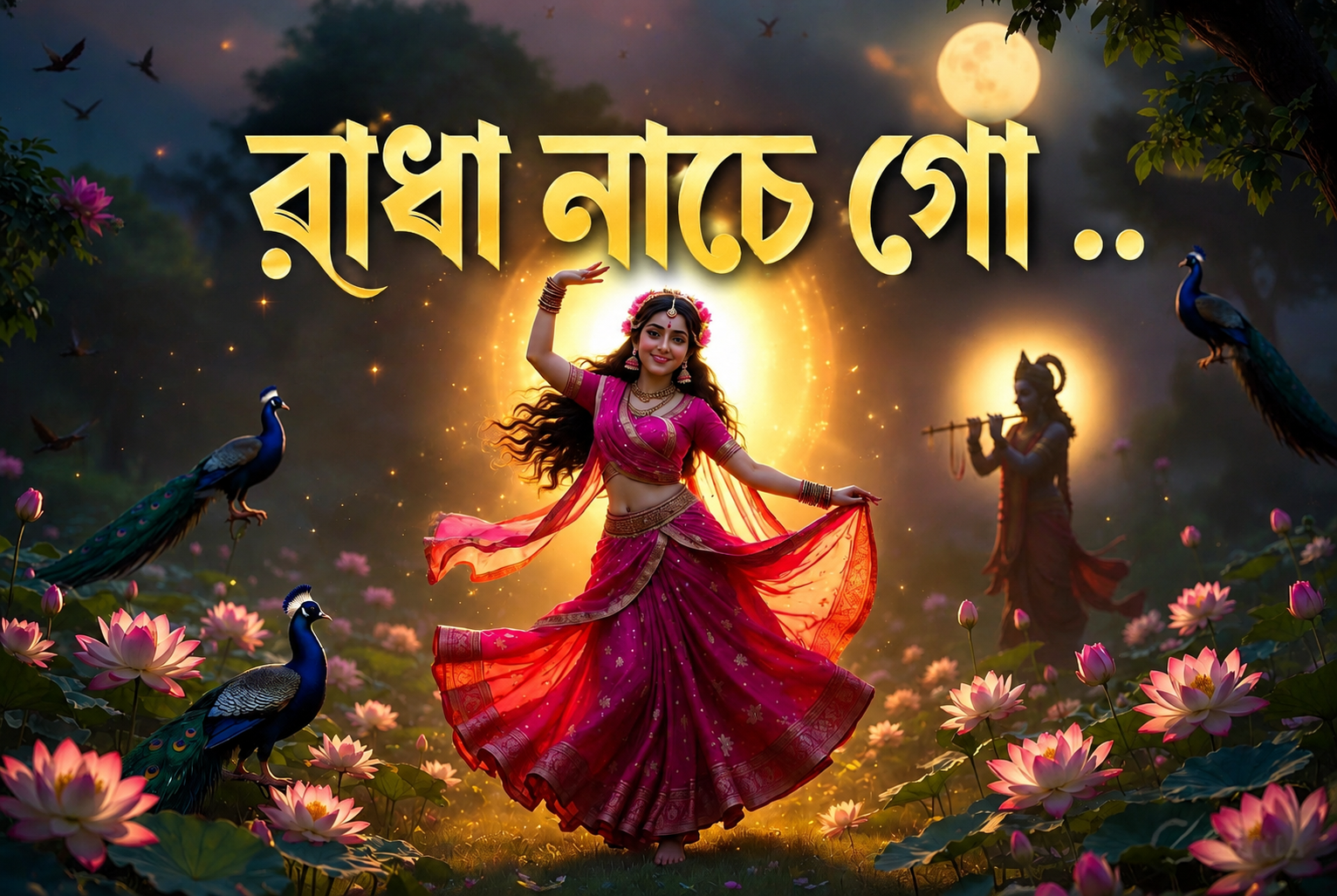 রাধা নাচে গো .. /   Radha Nache Go ..